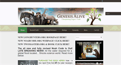 Desktop Screenshot of genesisalive.com