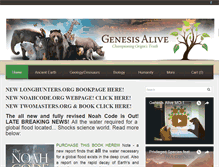 Tablet Screenshot of genesisalive.com
